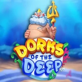 Dorks of the Deep slot logo by Hacksaw Gaming at Legiano Casino