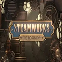 Official Slots logo: Steamworks The Workshop by Peter & Sons at Legiano Casino